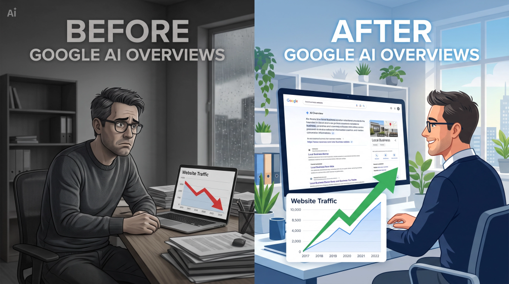 Google AI Overview Impact on Traffic & Leads | Local Marketing Co